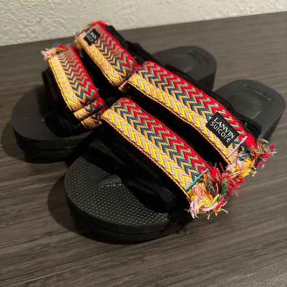 SOLD - Lanvin Fringe Sandal - Picture 1 of 6